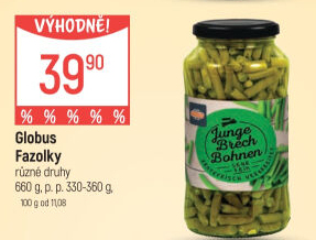 Fazolky Globus