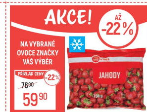 Jahody mražené Váš Výběr