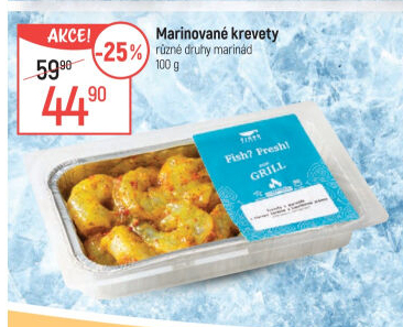 Krevety marinované Fjord Bohemia