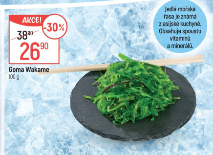 Mořské řasy Goma Wakame