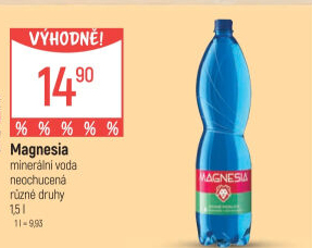 Přírodní voda Magnesia