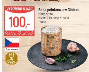 Sada polokonzerv Globus