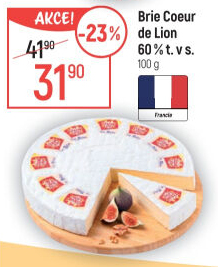 Sýr Brie Coeur de Lion