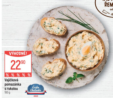 Vajíčková pomazánka s rukolou Globus