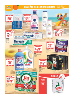 akční leták Globus 16.7.2025-22.7.2025