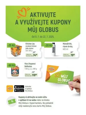akční leták Globus 16.7.2025-22.7.2025