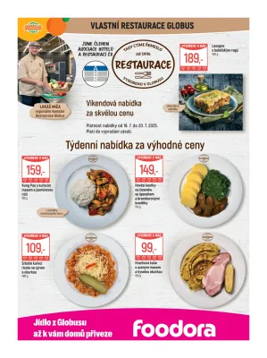 akční leták Globus 16.7.2025-22.7.2025