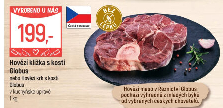 Hovězí kližka s kostí Globus