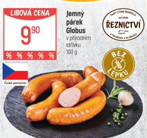 Párky jemné Globus