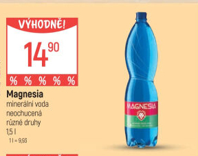 Přírodní voda Magnesia