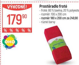 Prostěradlo OHO