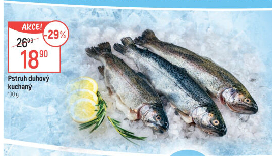 Pstruh duhový kuchaný