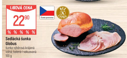 Šunka sedlácká výběrová Globus