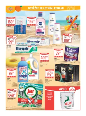 akční leták Globus 16.7.2025-22.7.2025
