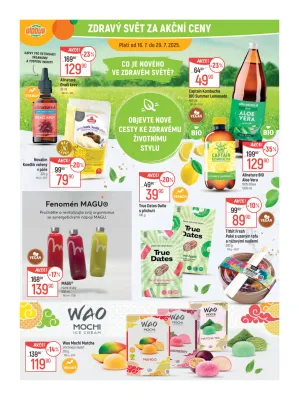 akční leták Globus 16.7.2025-22.7.2025
