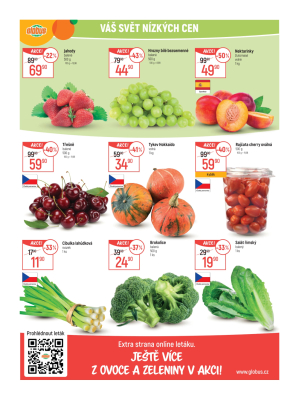 akční leták Globus 16.7.2025-22.7.2025