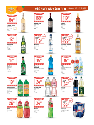 akční leták Globus 16.7.2025-22.7.2025