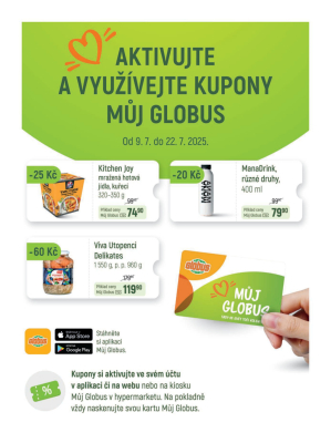 akční leták Globus 16.7.2025-22.7.2025