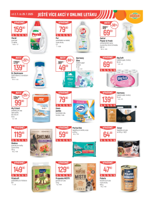 akční leták Globus 16.7.2025-22.7.2025