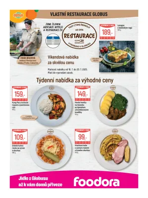 akční leták Globus 16.7.2025-22.7.2025