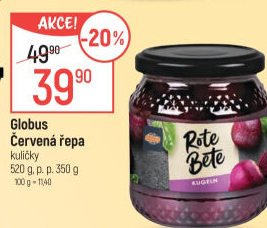 Červená řepa Globus