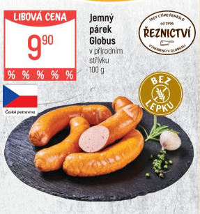 Párky jemné Globus