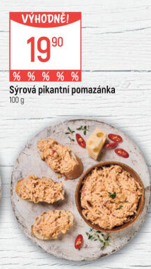 Pikantní sýrová pomazánka Globus