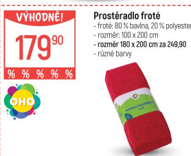 Prostěradlo OHO