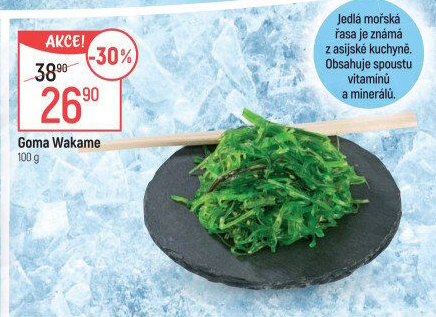 Mořské řasy Goma Wakame
