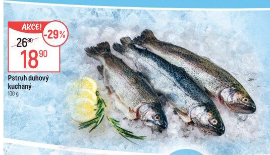 Pstruh duhový kuchaný