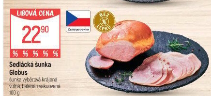 Šunka sedlácká výběrová Globus