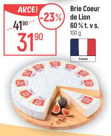 Sýr Brie Coeur de Lion