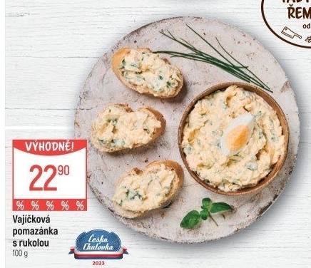 Vajíčková pomazánka s rukolou Globus