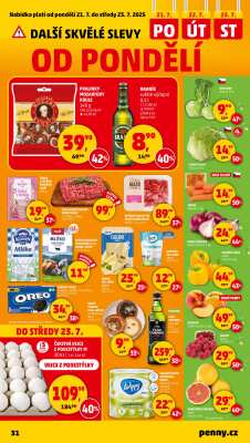 akční leták Penny Market 17.7.2025-23.7.2025