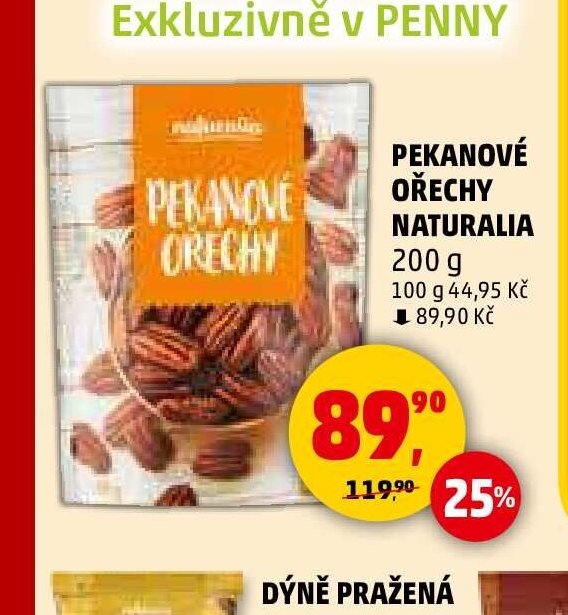 PEKANOVÉ OŘECHY NATURALIA 200 g
