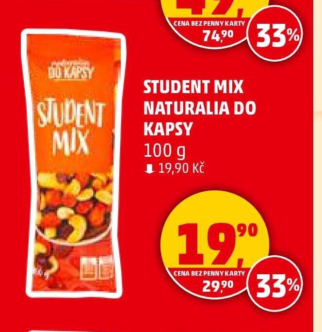 STUDENT MIX NATURALIA DO KAPSY 100 g