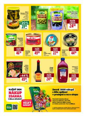 akční leták BILLA 16.7.2025-22.7.2025