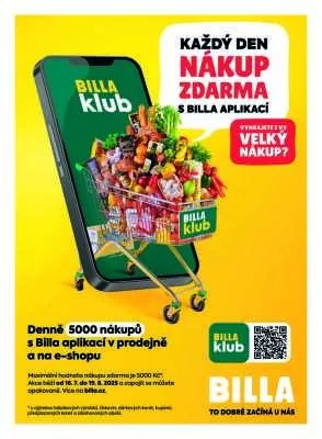 akční leták BILLA 16.7.2025-22.7.2025