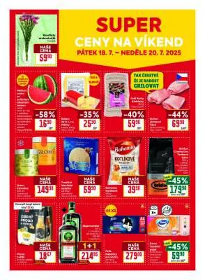 akční leták BILLA 16.7.2025-22.7.2025