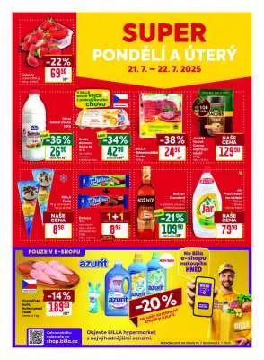akční leták BILLA 16.7.2025-22.7.2025