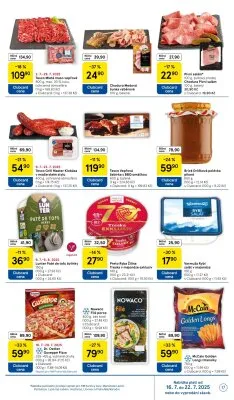 akční leták Tesco 16.7.2025-22.7.2025