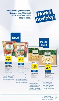 akční leták Tesco 16.7.2025-22.7.2025