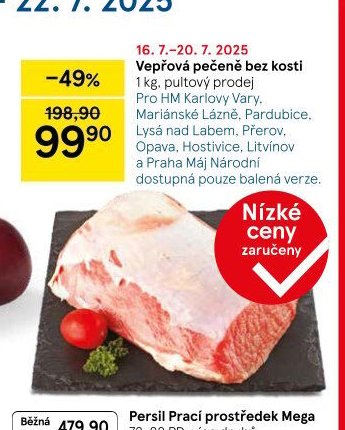 Vepřová pečeně bez kosti