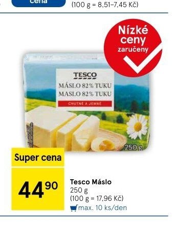 Tesco Máslo