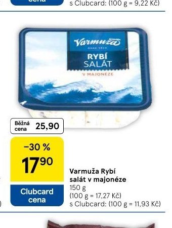 Varmuža Rybí salát v majonéze