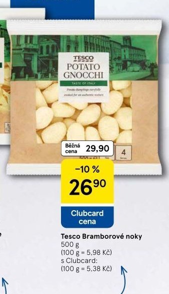 Tesco Bramborové noky