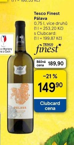 Tesco Finest Pálava