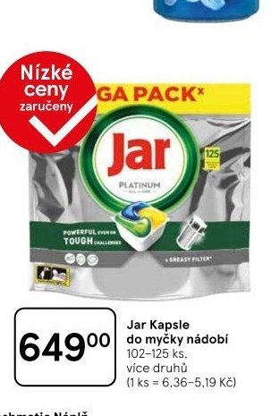 Jar Kapsle do myčky nádobí