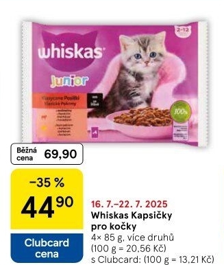 Kapsičky pro kočky Whiskas