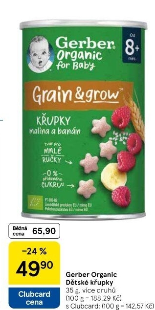 Křupky dětské bio Grain &